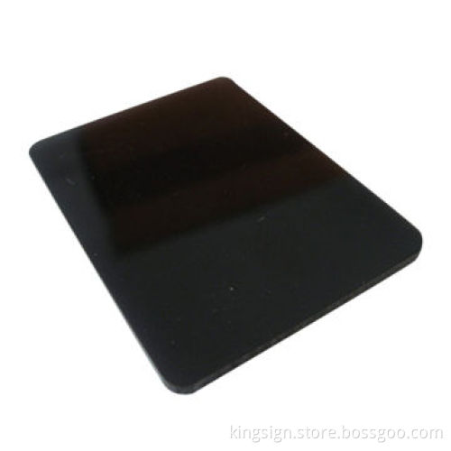 Black & white plexiglass acrylic sheetNew